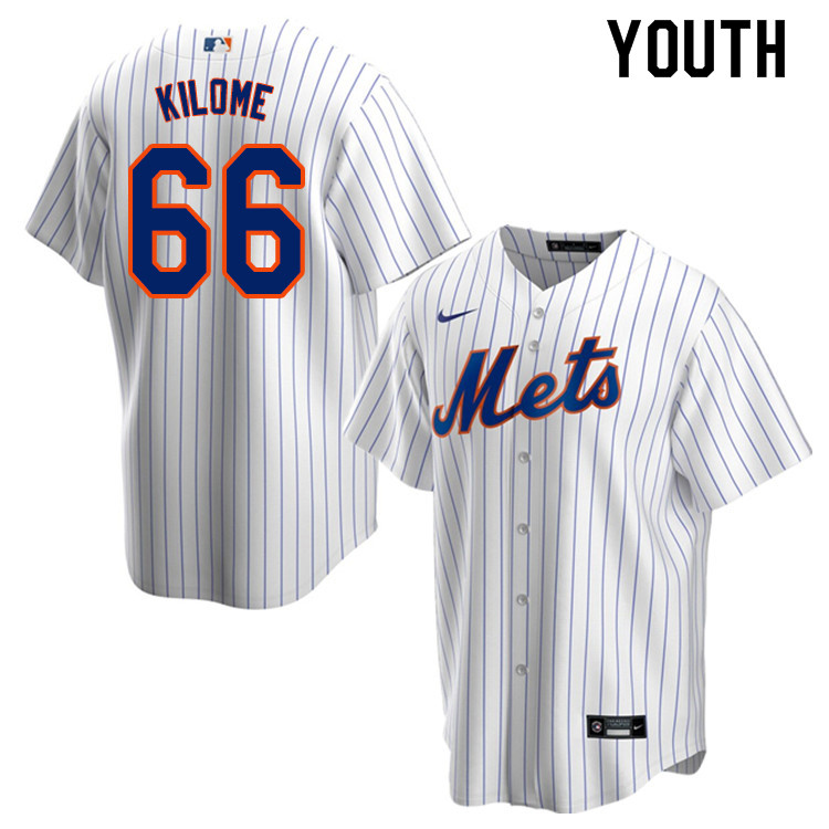 Nike Youth #66 Franklyn Kilome New York Mets Baseball Jerseys Sale-White